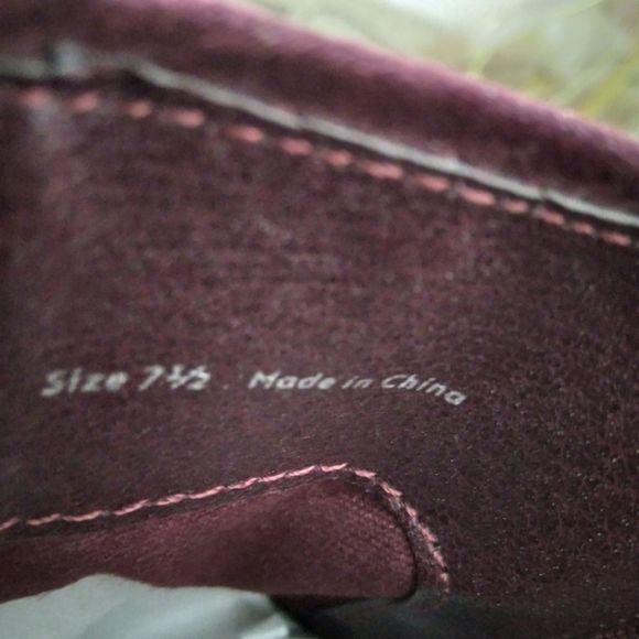 Dolce Vita dv8 Suede Booties 7.5 Burgundy - Picture 8 of 8